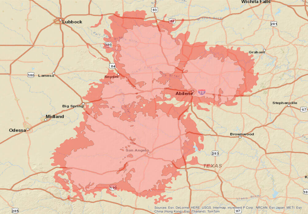 Systemwide OverlayNB Coverage Map
